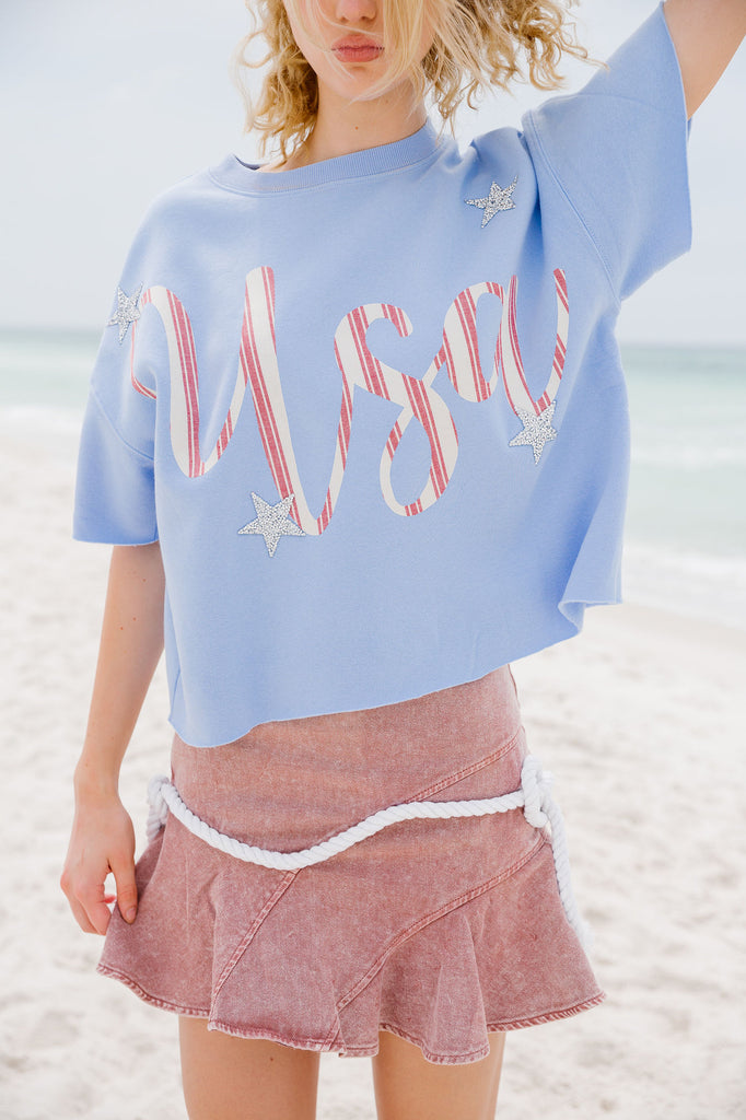 STARS & STRIPES SLEEVELESS PULLOVER PULLOVER Judith March