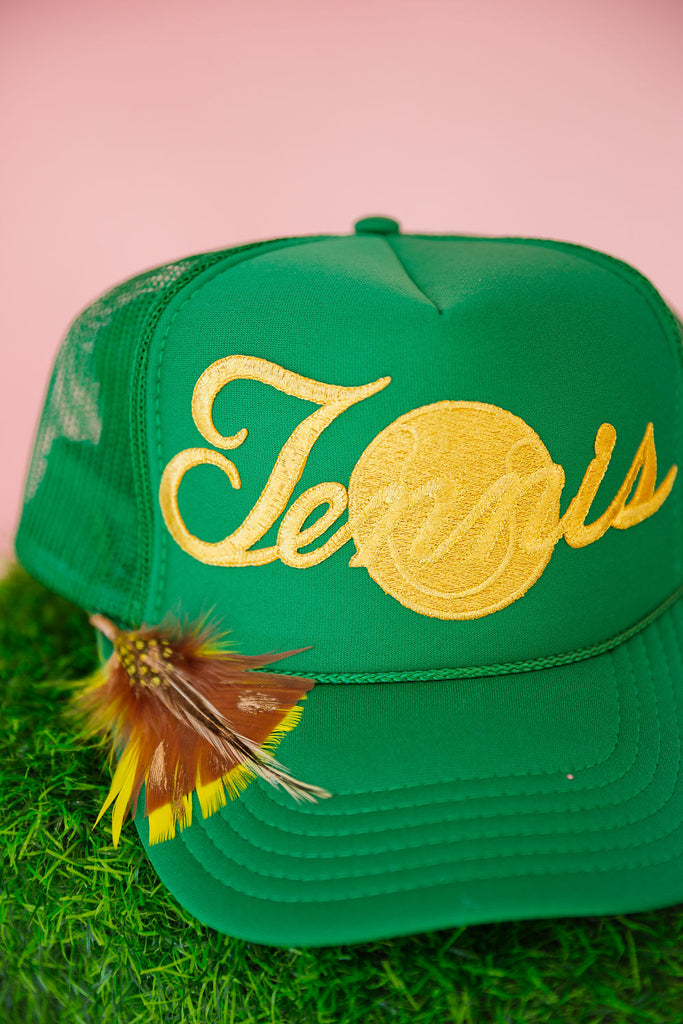 TENNIS BALL GREEN TRUCKER HAT (PRE-ORDER) TRUCKER HAT Judith March