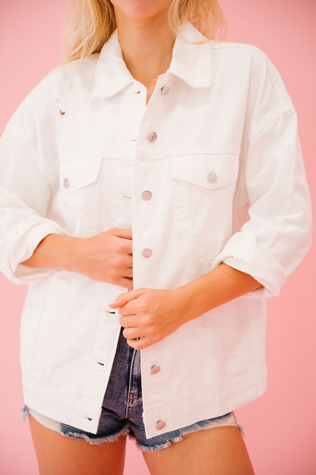 LAND OF THE FREE DENIM JACKET JACKET Judith March   