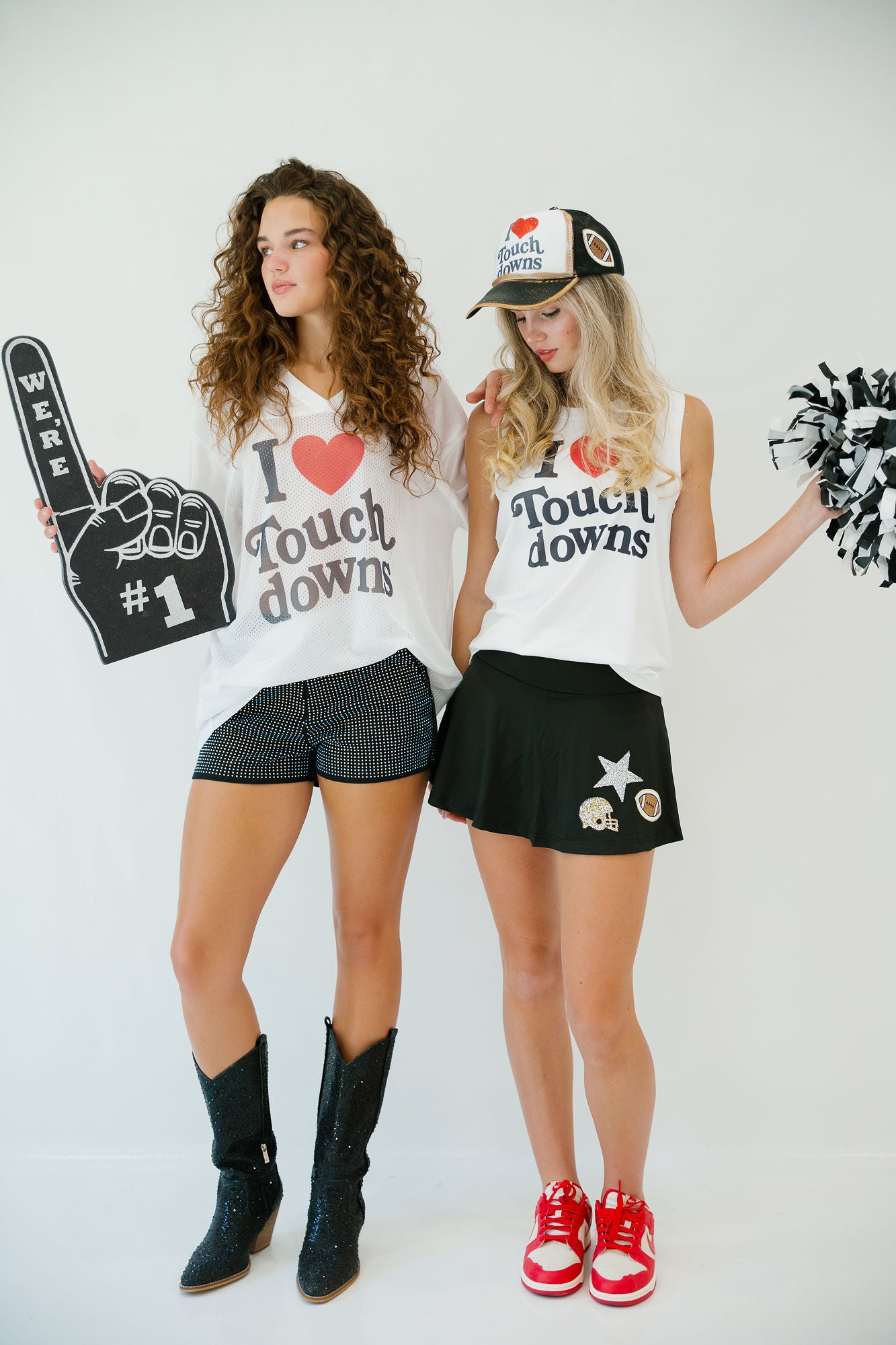 I LOVE TOUCHDOWNS TANK TANK Judith March