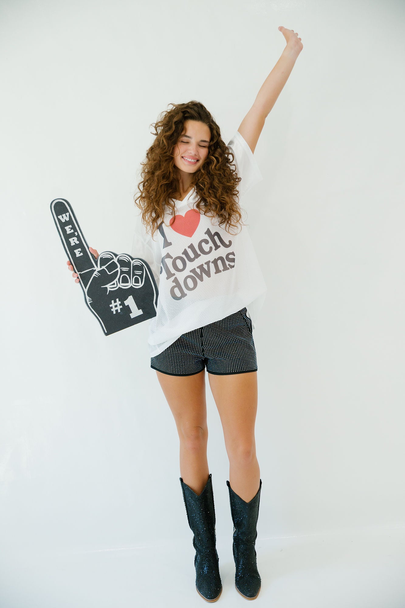 I LOVE TOUCHDOWNS JERSEY jersey Judith March