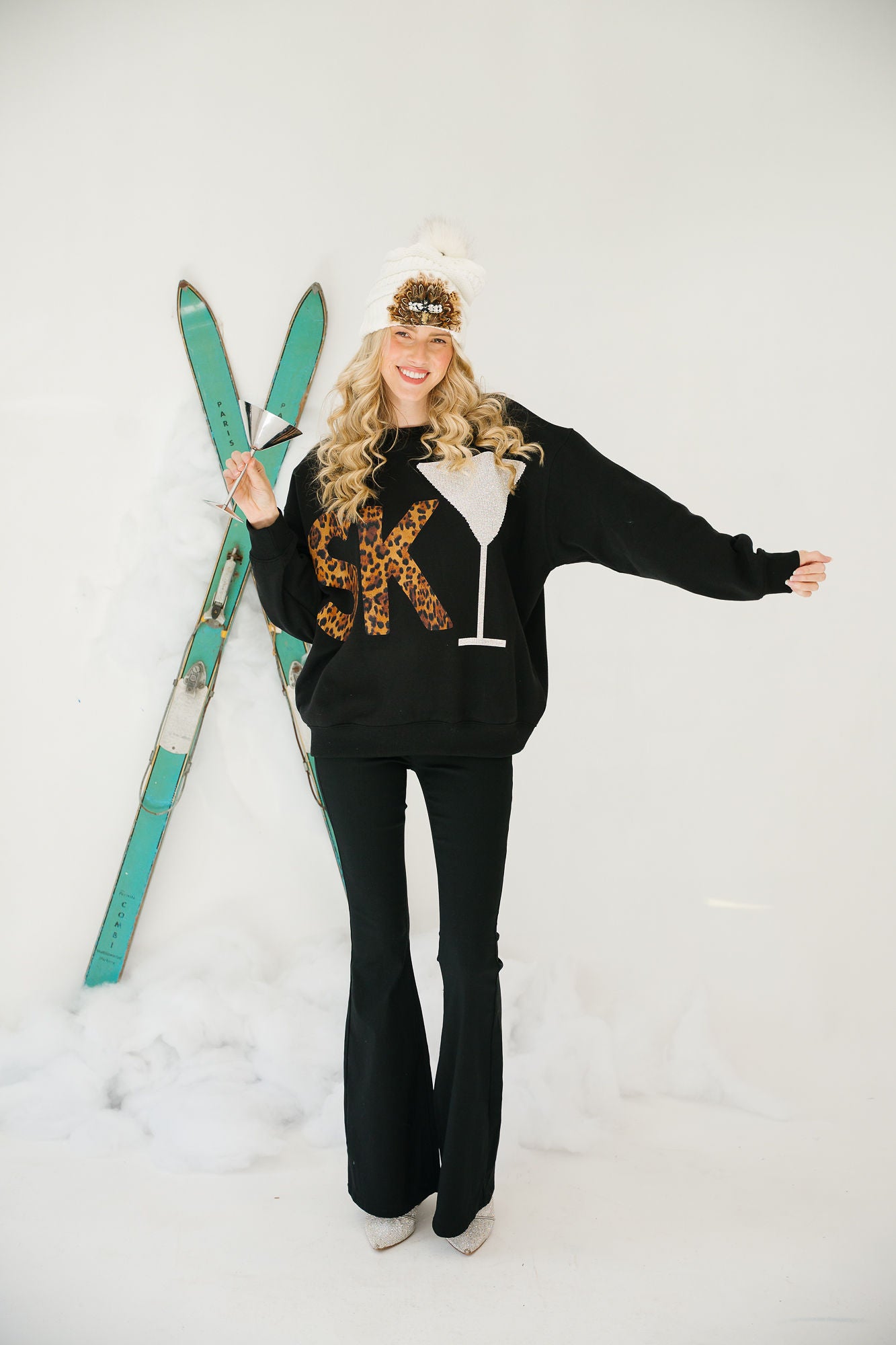 SKI MARTINI BLACK PULLOVER PULLOVER Judith March