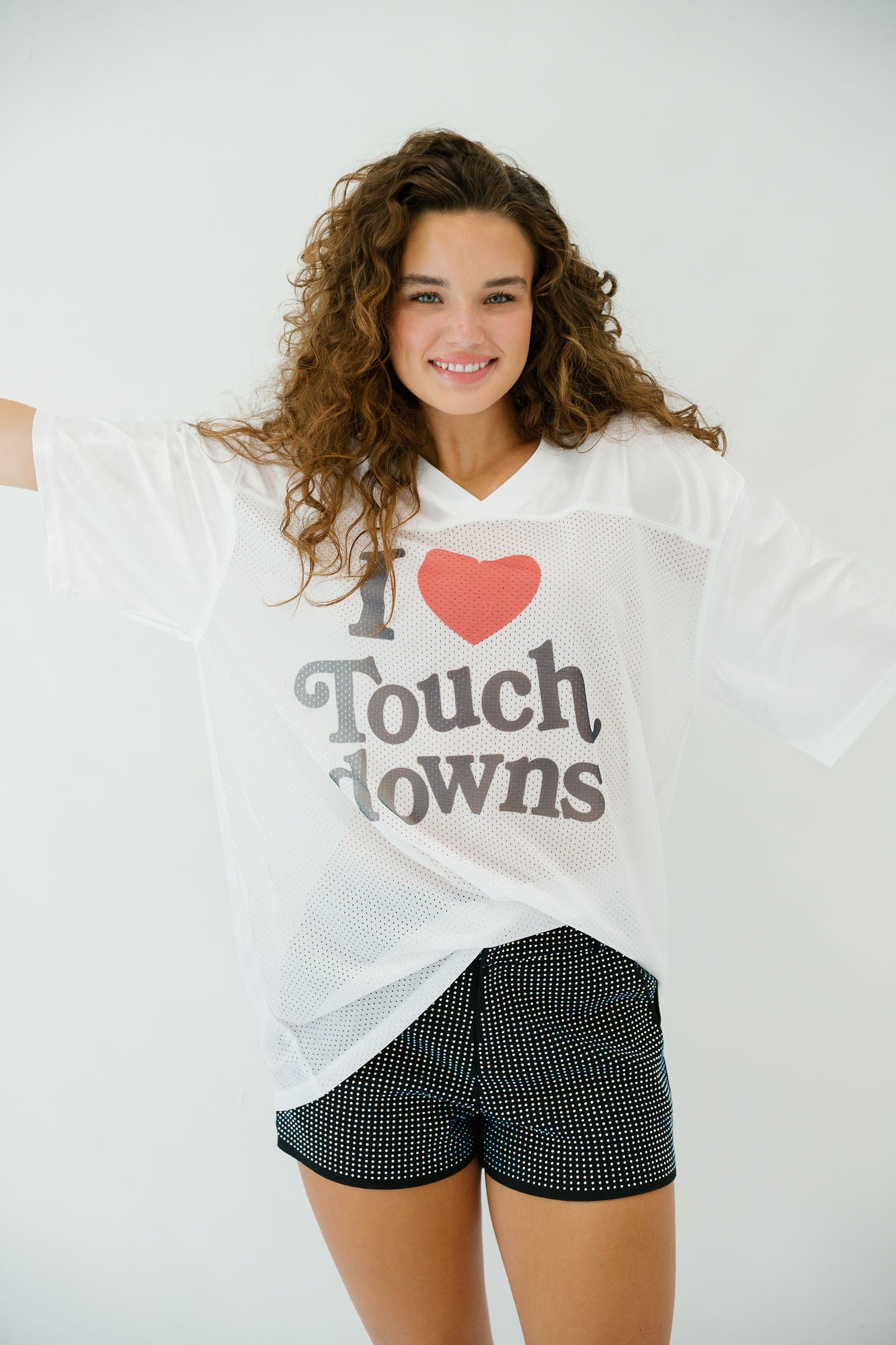 I LOVE TOUCHDOWNS JERSEY jersey Judith March