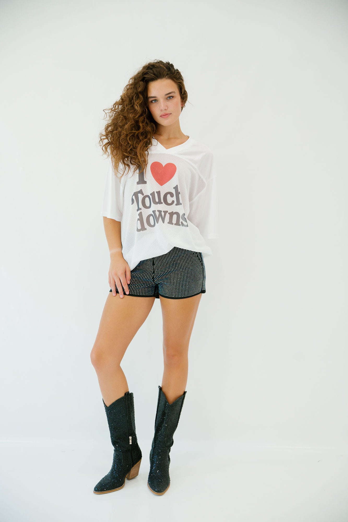 I LOVE TOUCHDOWNS JERSEY jersey Judith March