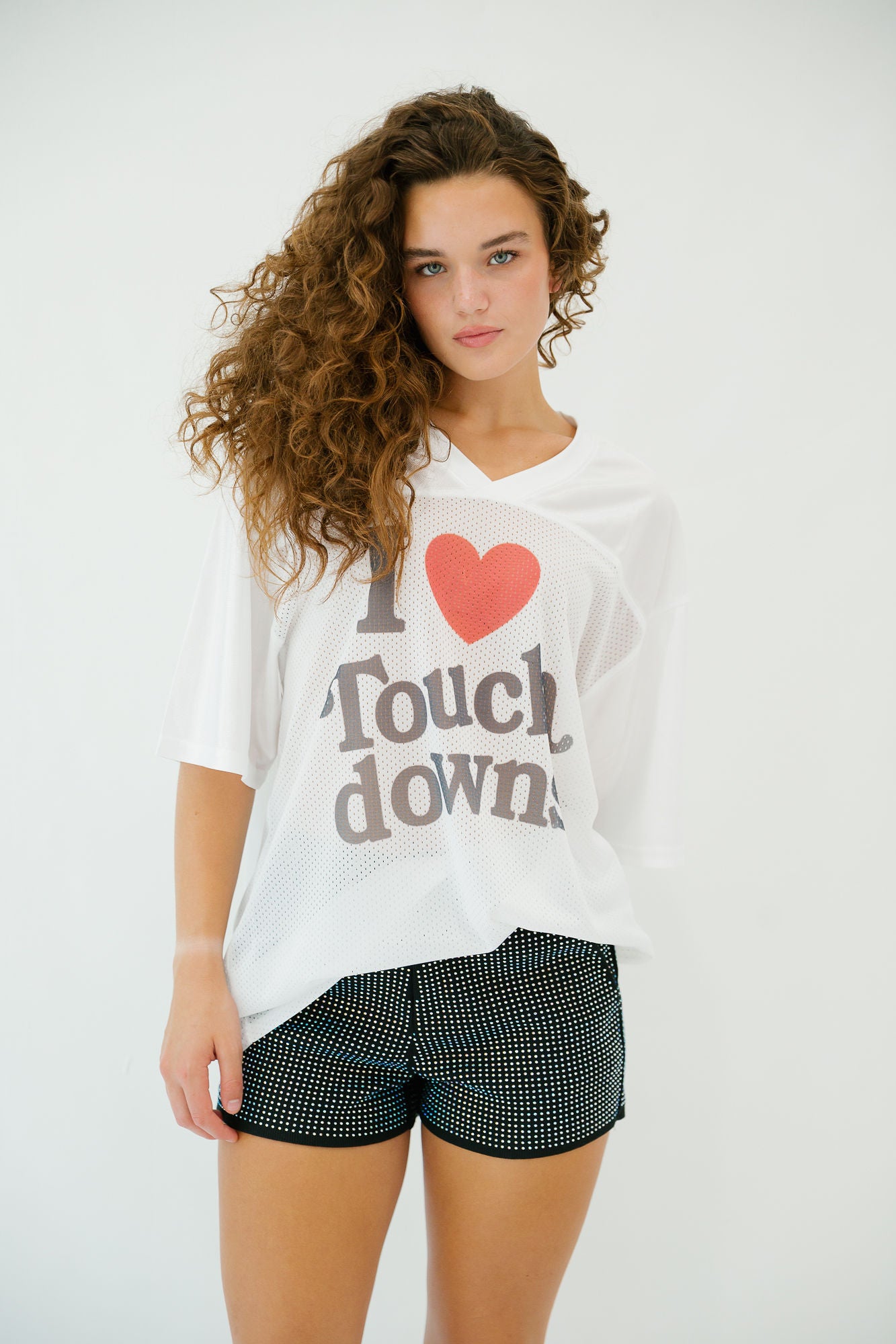 I LOVE TOUCHDOWNS JERSEY jersey Judith March