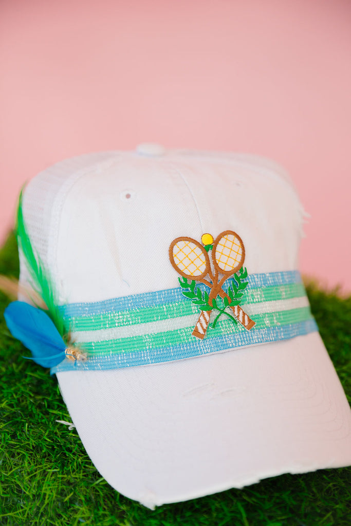 GAME POINT RIBBON TRUCKER HAT TRUCKER HAT Judith March   