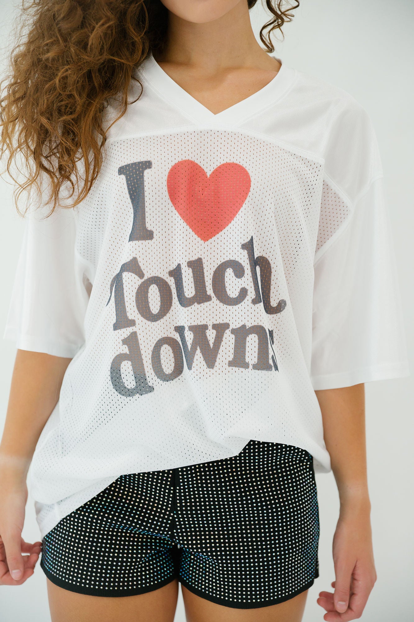 I LOVE TOUCHDOWNS JERSEY jersey Judith March