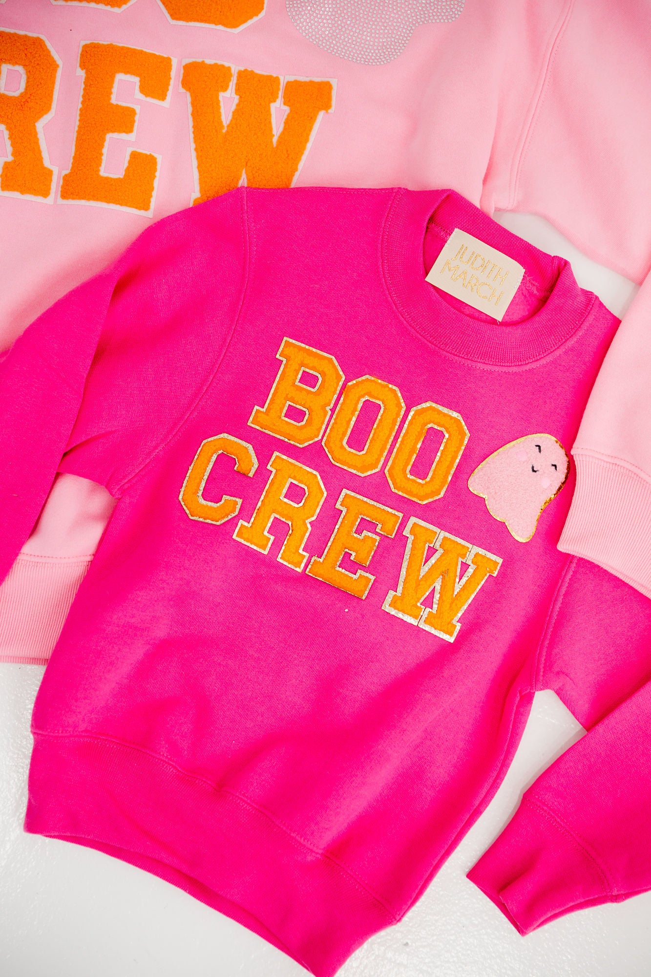 MINI KIDS BOO CREW PINK PULLOVER PULLOVER Judith March