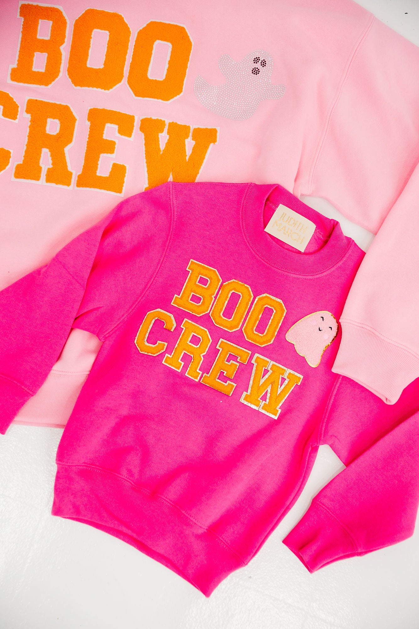 MINI KIDS BOO CREW PINK PULLOVER PULLOVER Judith March