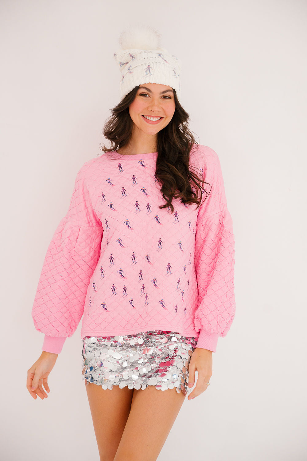 SKI SEASON QUILTED PULLOVER PULLOVER Judith March   