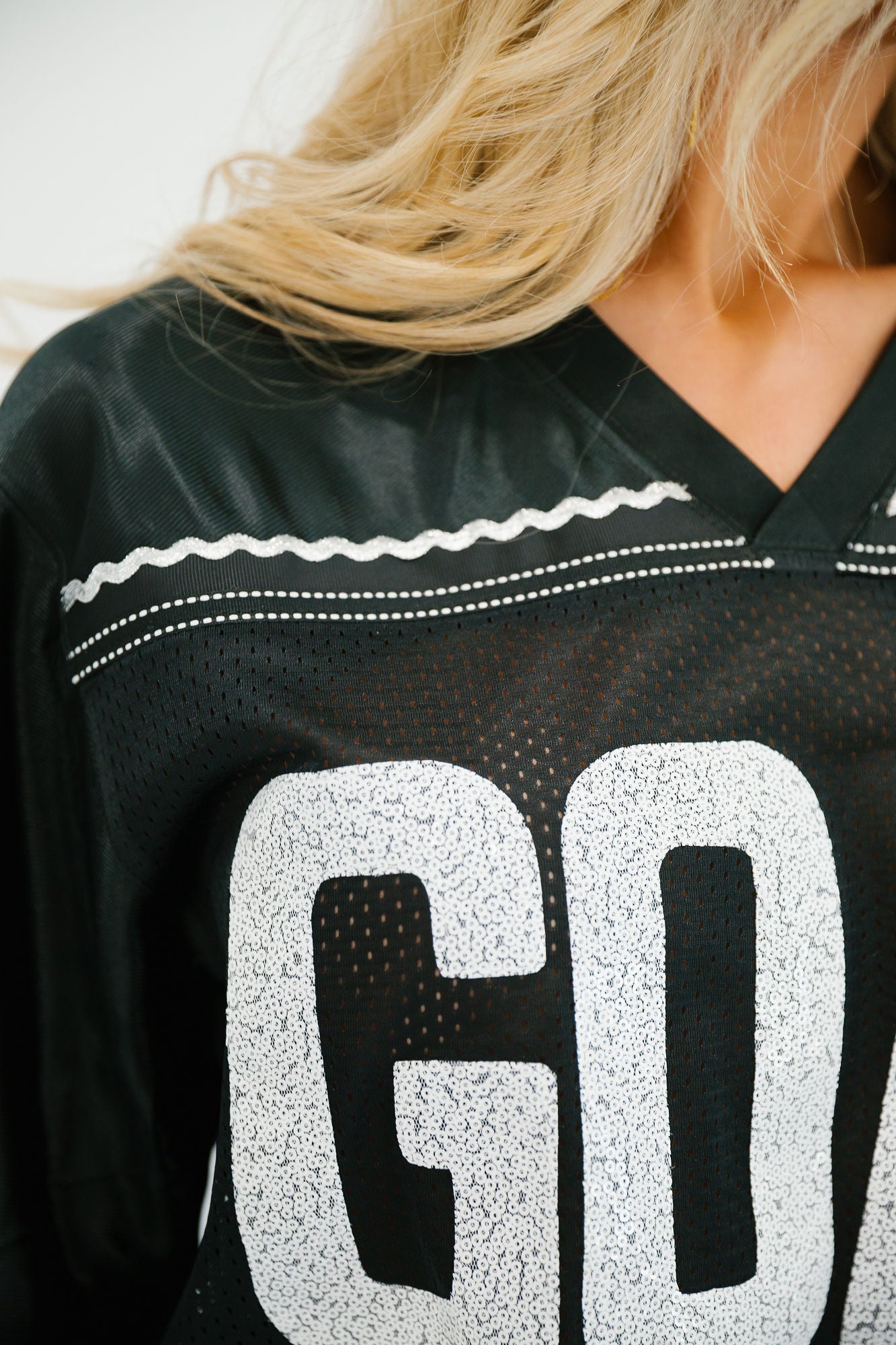 GOAL BLACK JERSEY TOP Judith March