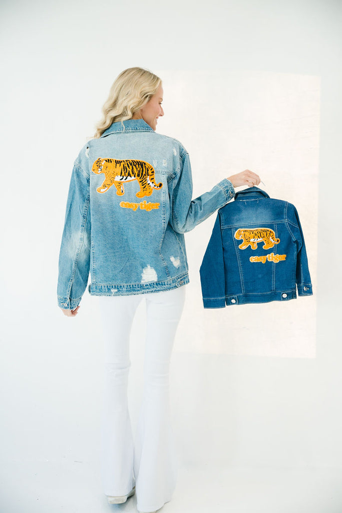 MINI KIDS EASY TIGER DENIM JACKET DENIM JACKET Judith March