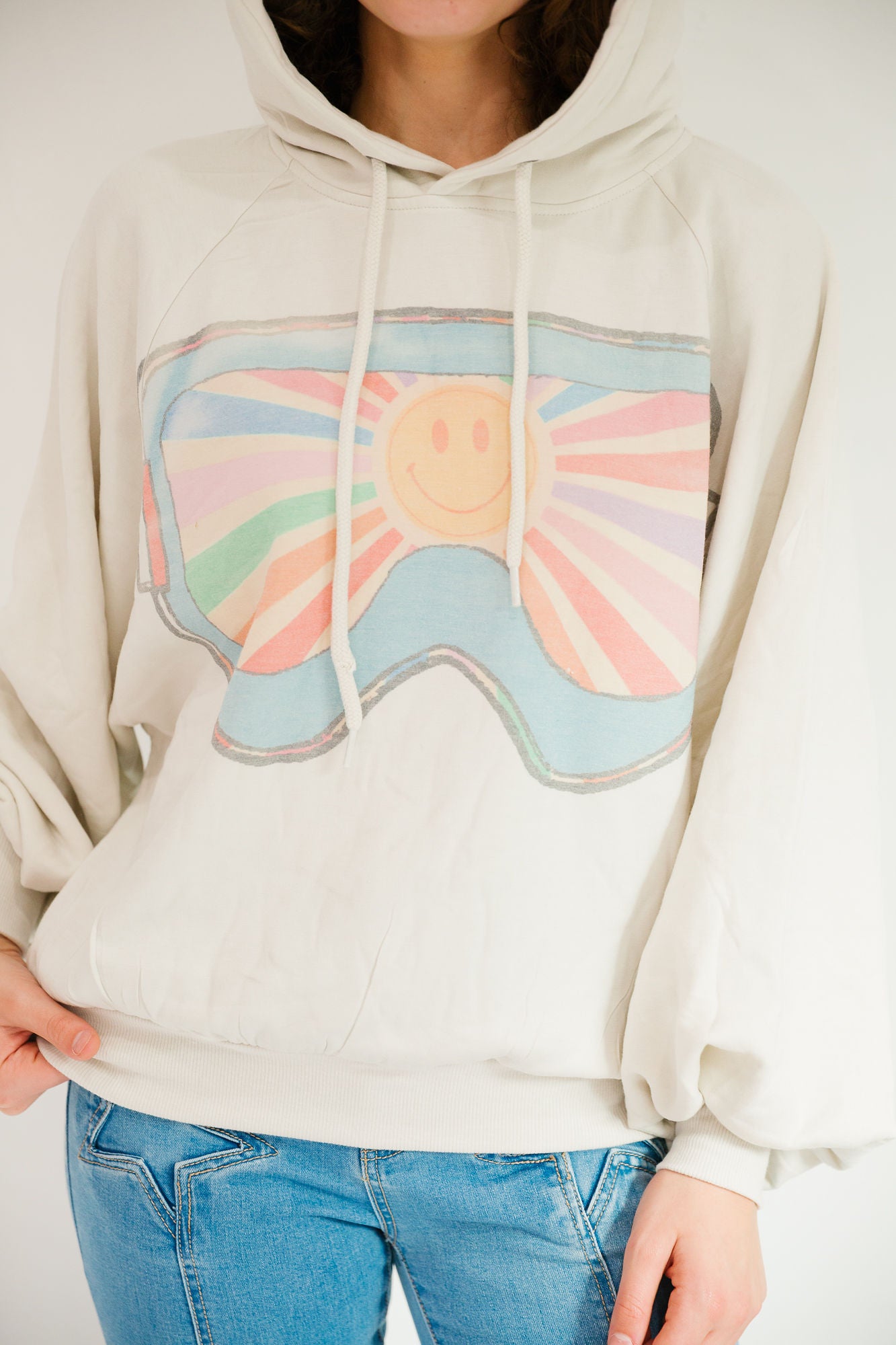 *SKI GOGGLE HOODIE - XLARGE PULLOVER Judith March