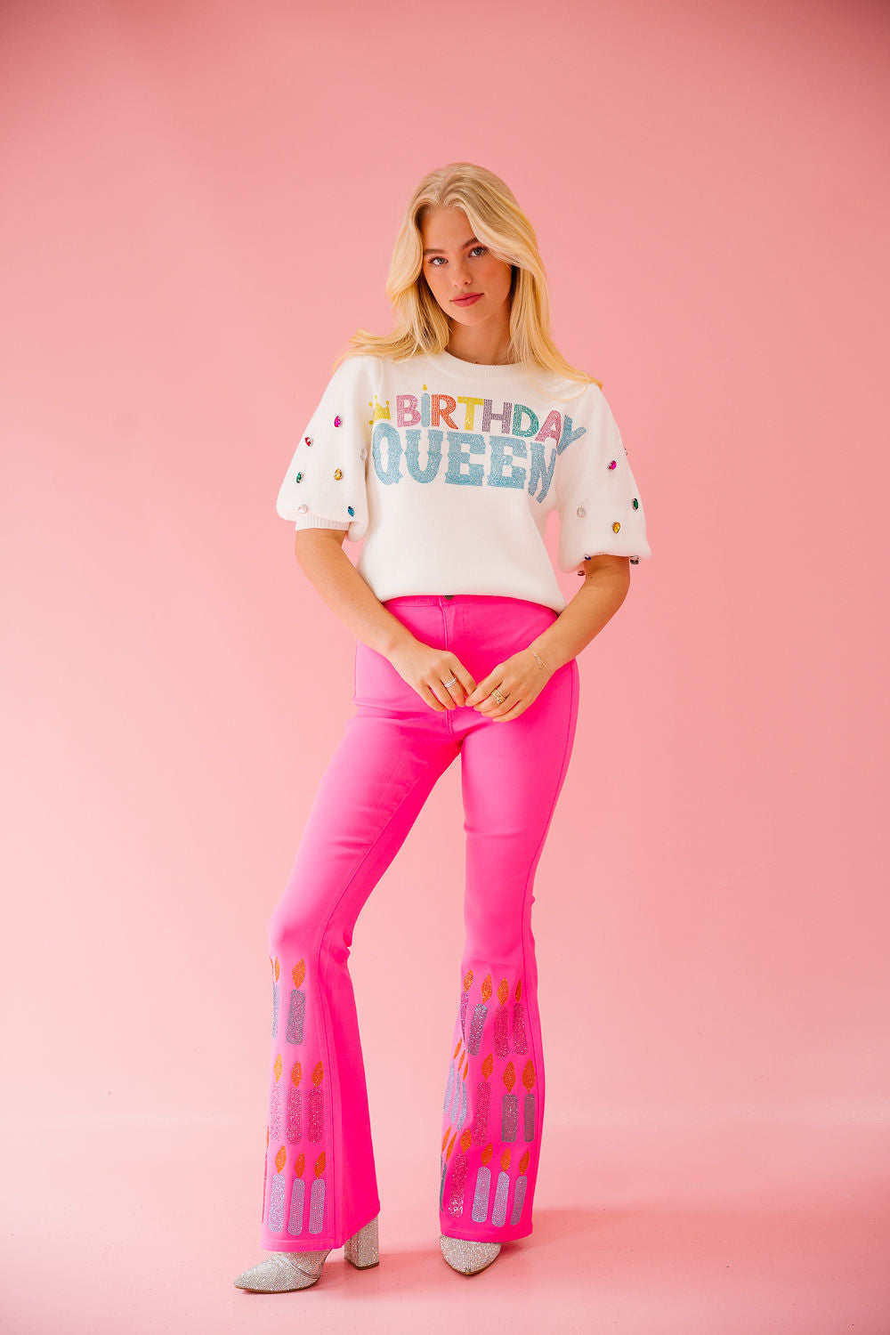 BIRTHDAY CANDLES PINK FLARES FLARES Judith March