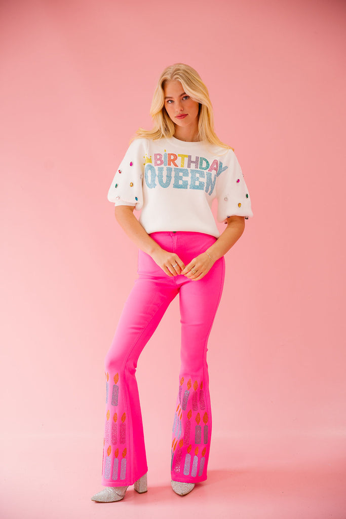 BIRTHDAY CANDLES PINK FLARES FLARES Judith March