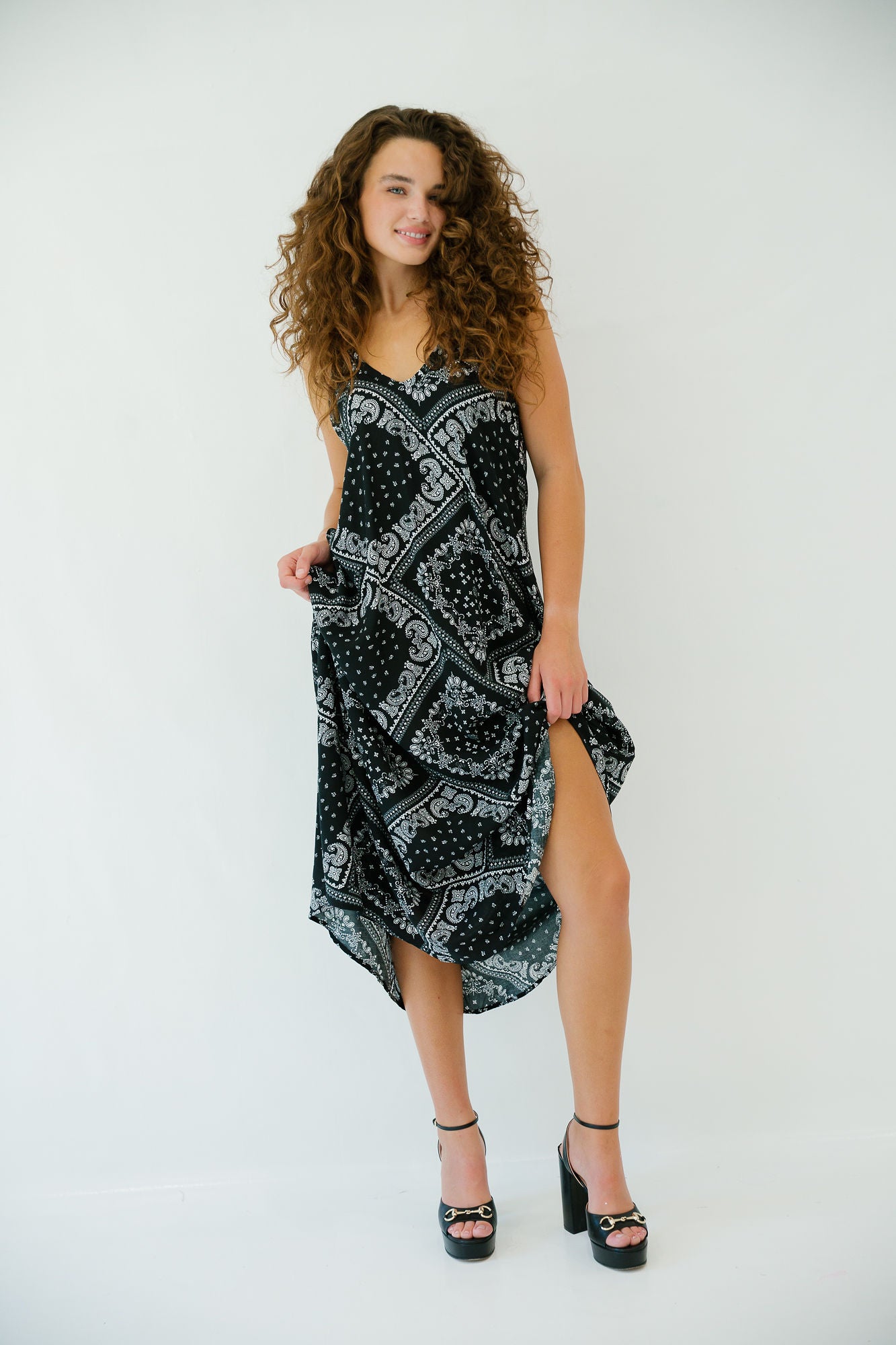 PAISLEY TAILGATE DRESS DRESS Judith March