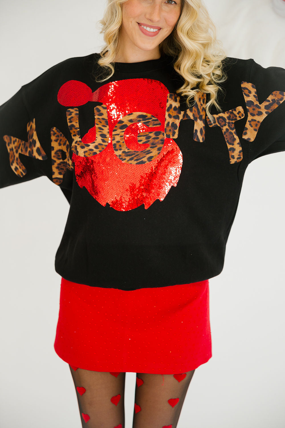NAUGHTY BLACK PULLOVER PULLOVER Judith March