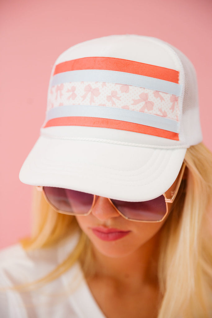 GAME DAY BOW TRUCKER HAT HAT Judith March   