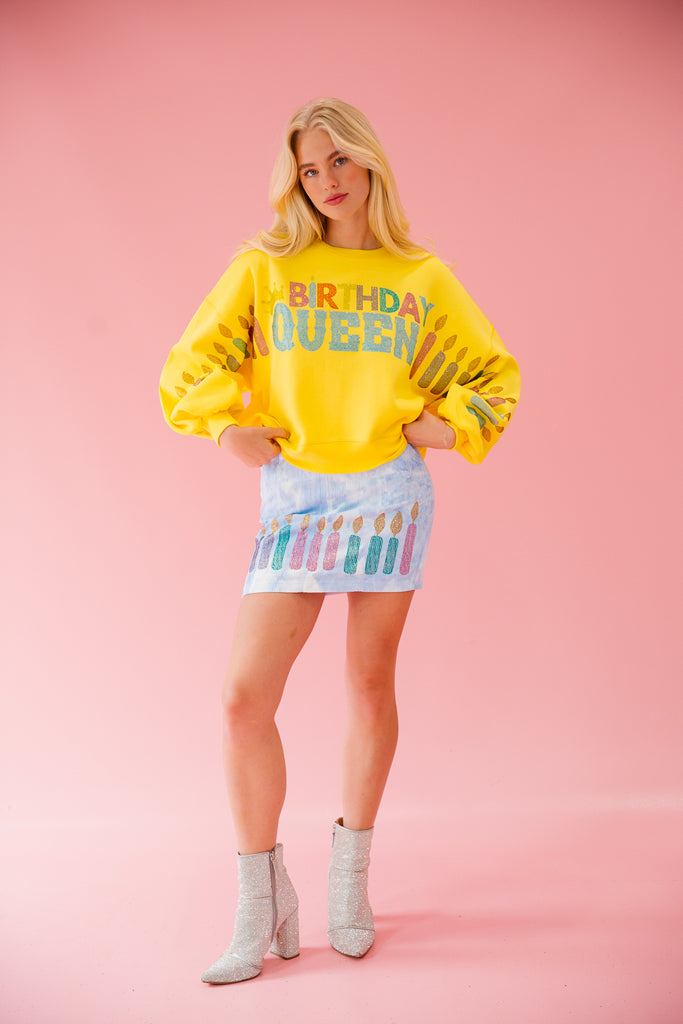 IT'S MY BIRTHDAY TIE DYE SKIRT SKIRT Judith March