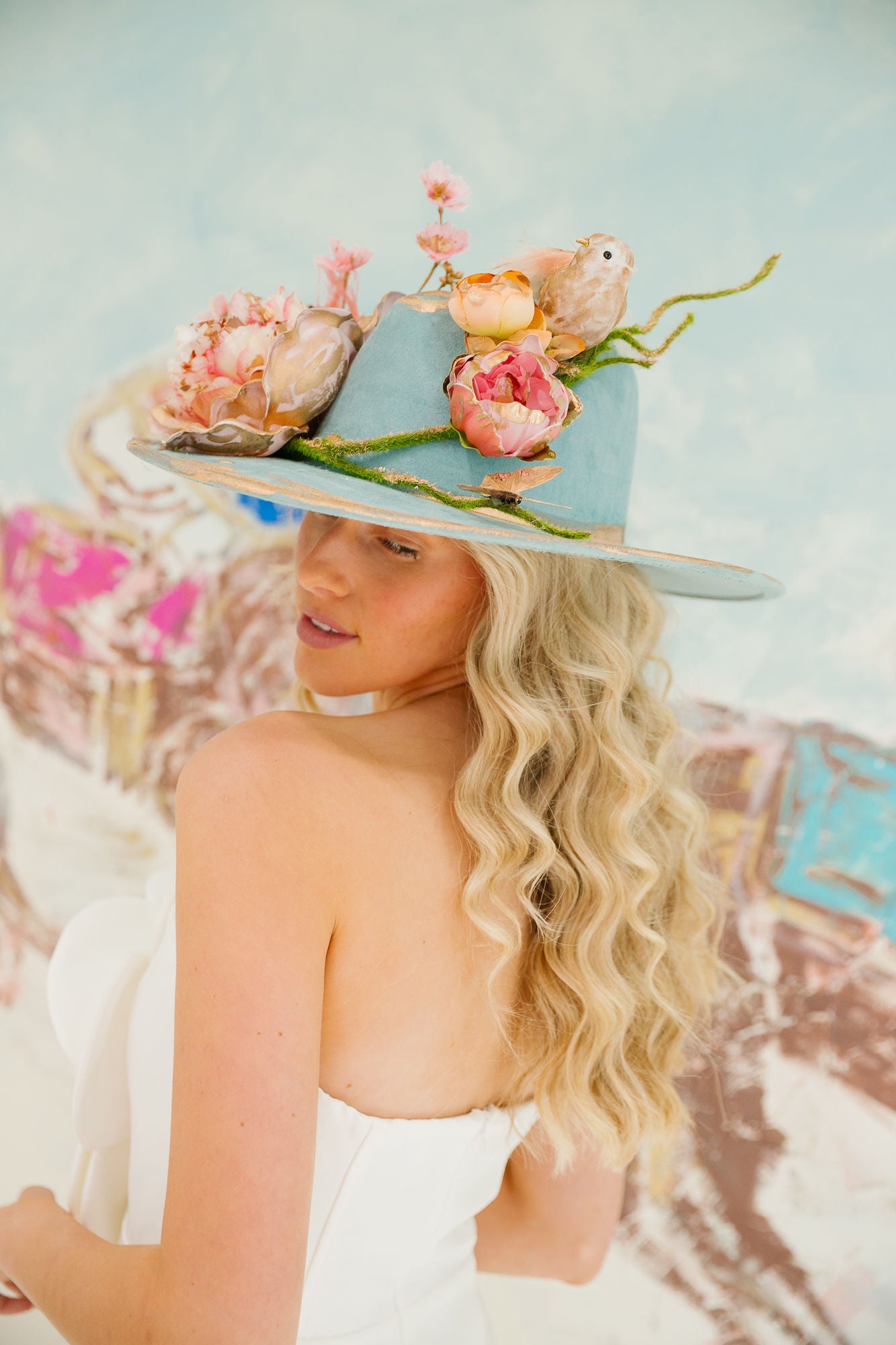 WINNER'S GARDEN RANCHER HAT (ONE OF A KIND) RANCHER HAT Judith March