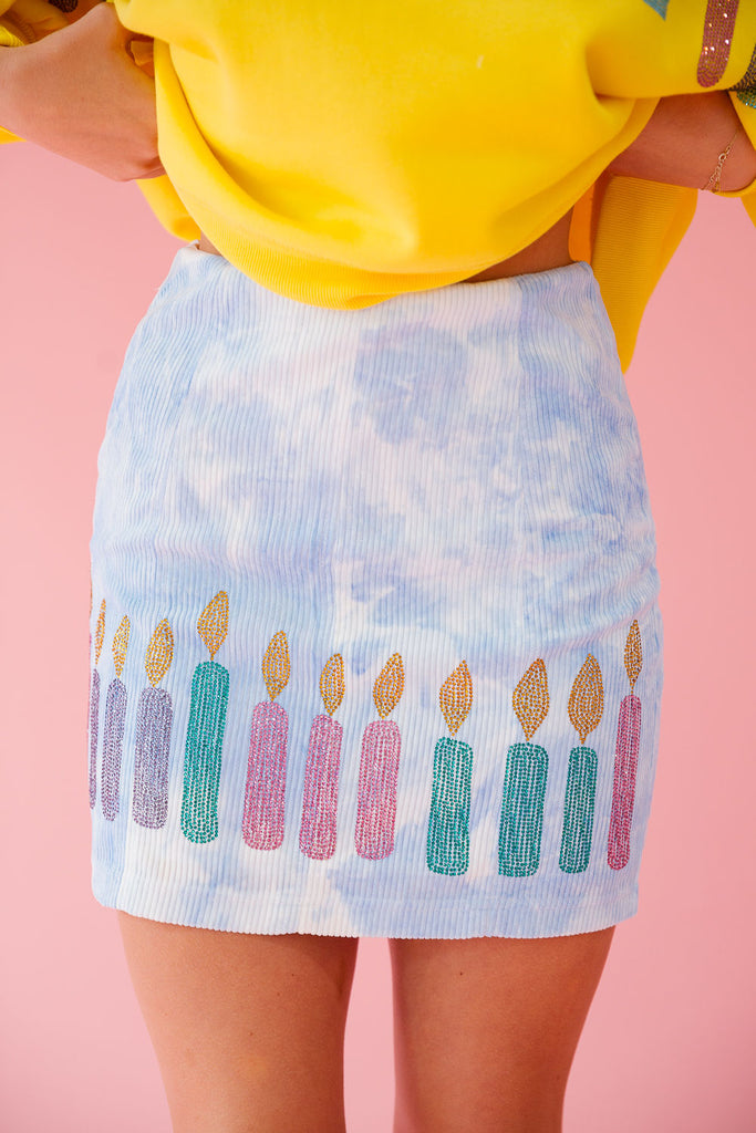 IT'S MY BIRTHDAY TIE DYE SKIRT SKIRT Judith March