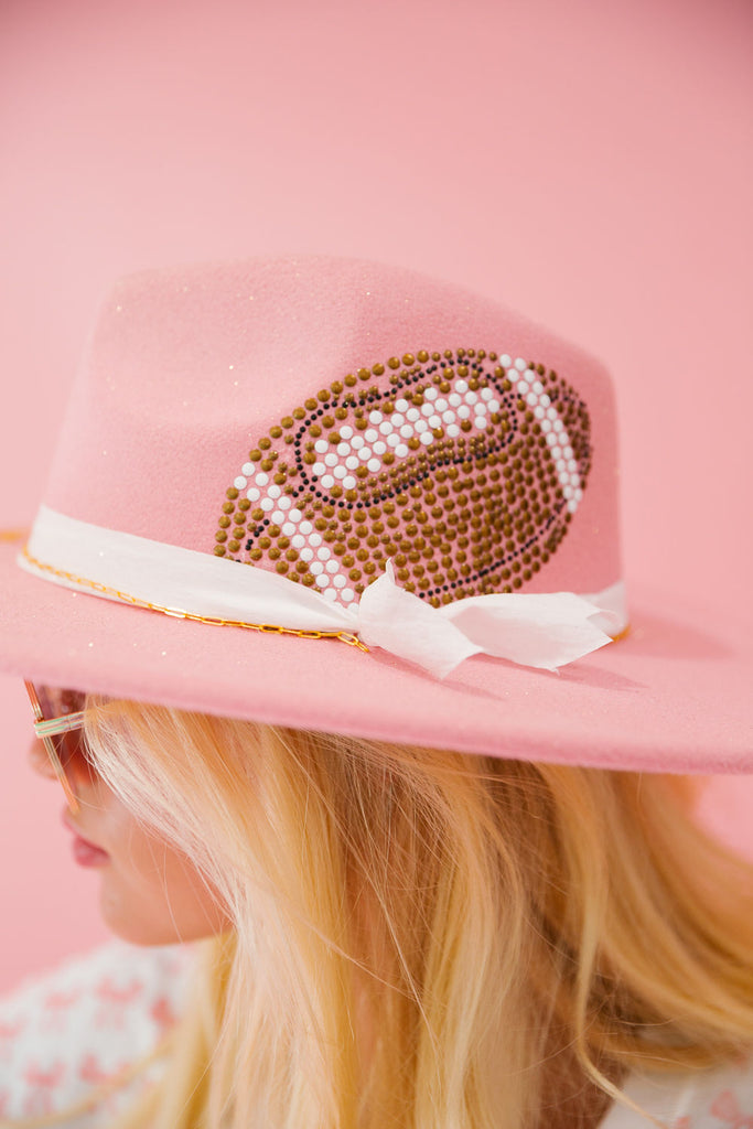 TOUCHDOWN TIME PINK RANCHER HAT RANCHER HAT Judith March   