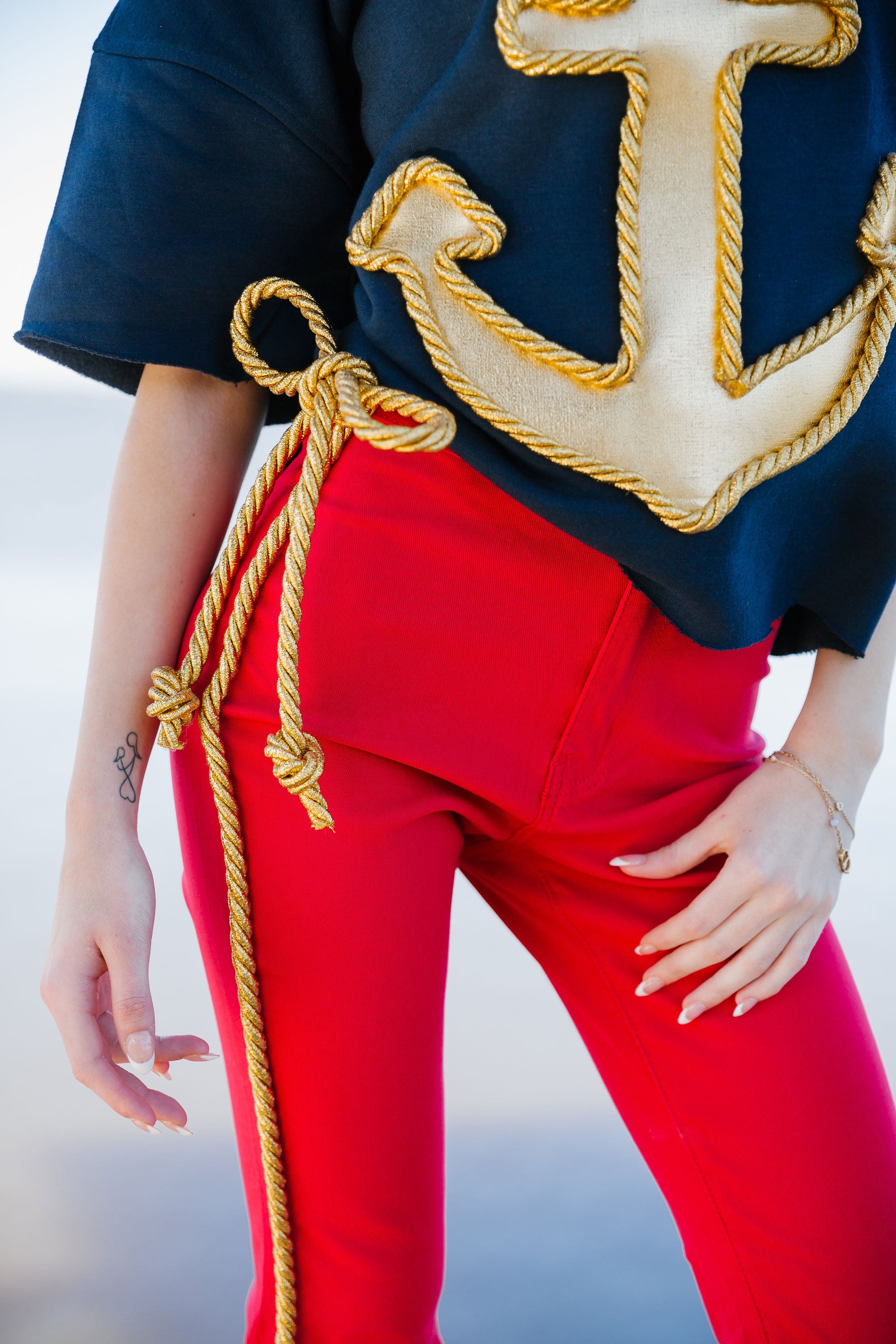 ANCHOR LINES RED FLARES FLARES Judith March
