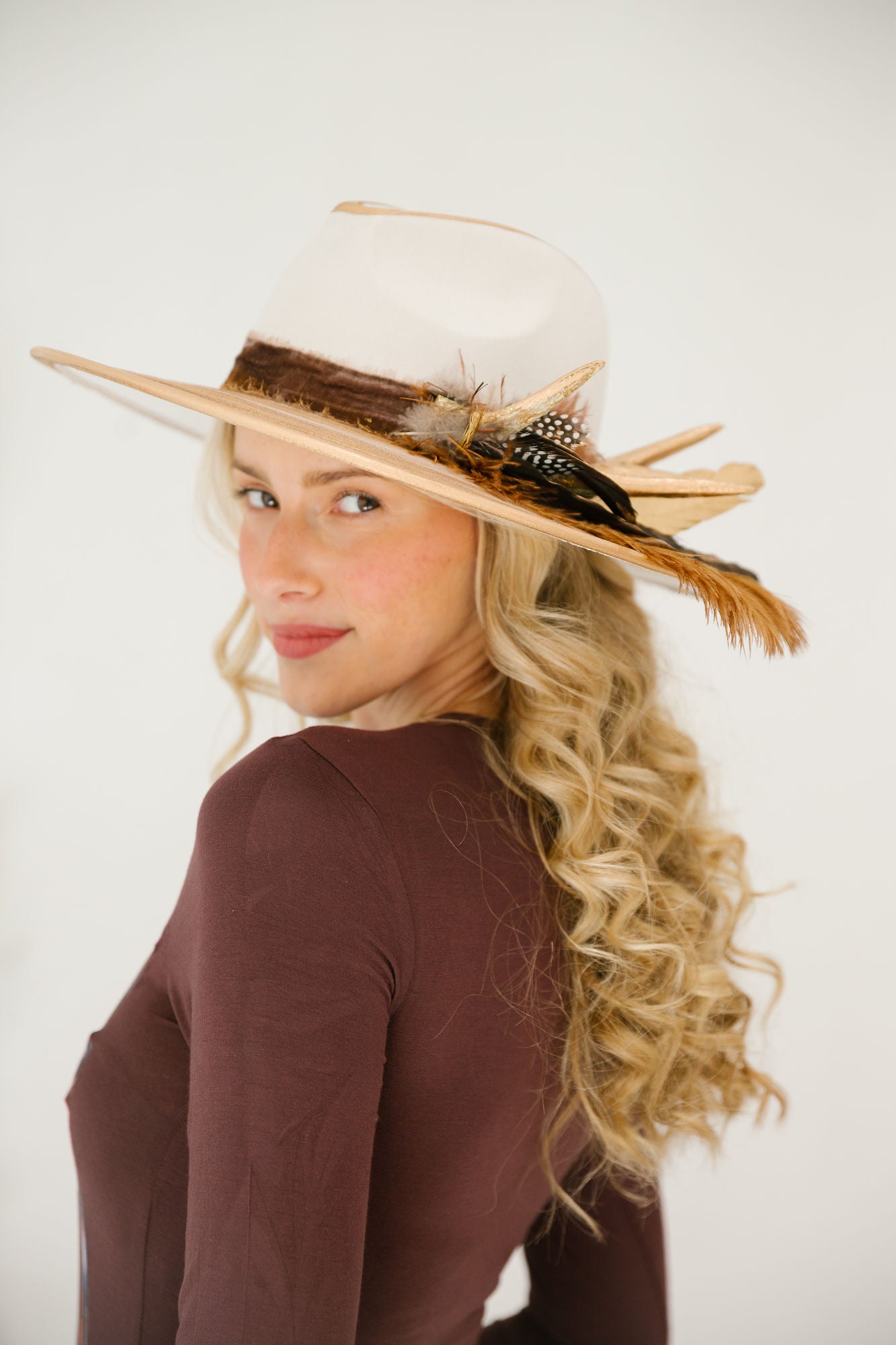 GOLDEN ANTLER RANCHER HAT RANCHER HAT Judith March