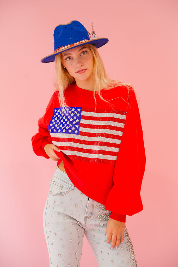STAR SPANGLED RED PULLOVER pullover Judith March   