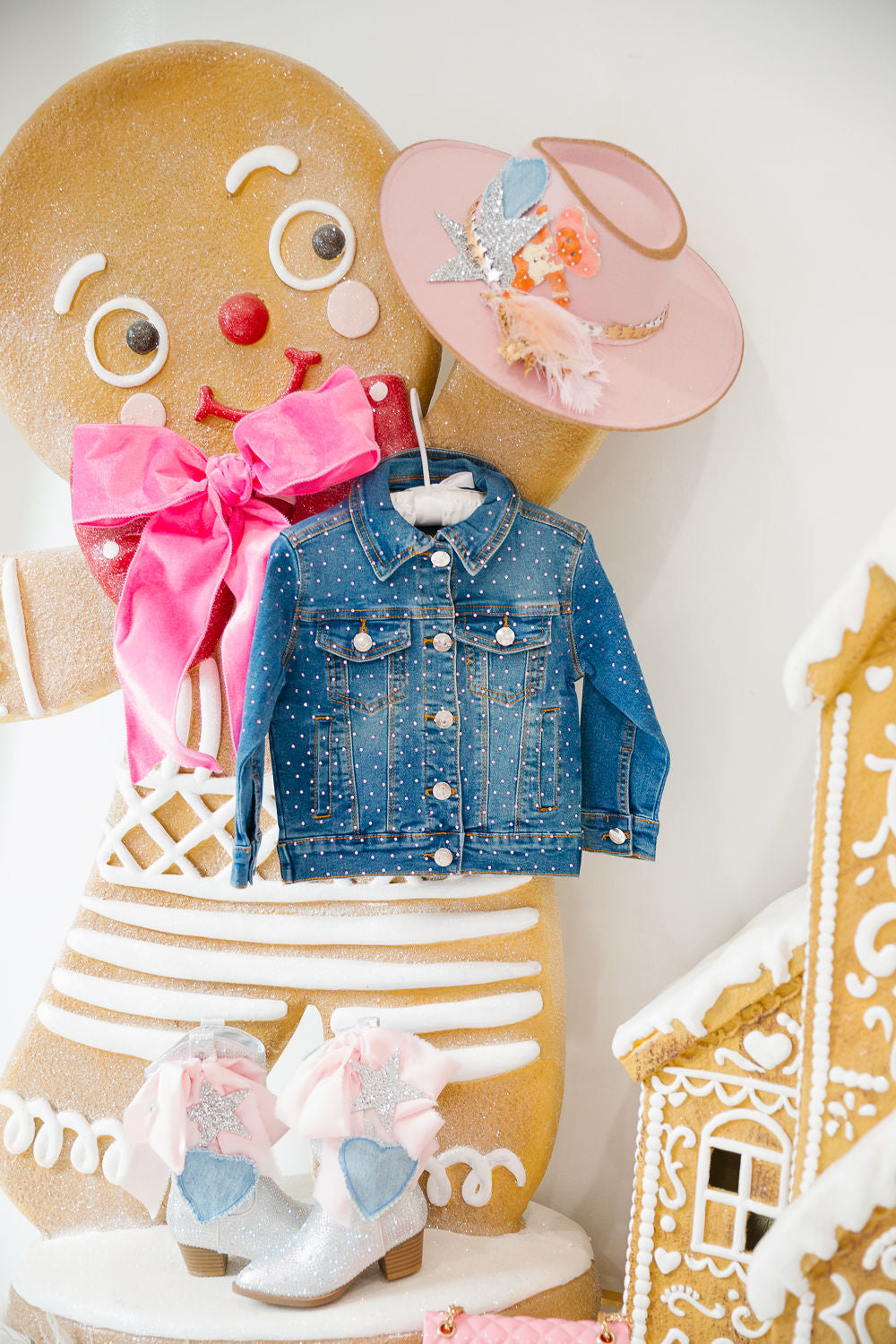 MINI KIDS BEJEWELED DENIM JACKETS JACKET Judith March