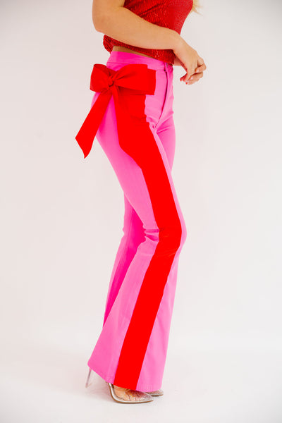 Judith March Holiday Season Flares Large Pink
