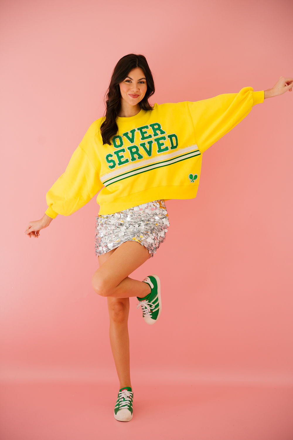 OVER SERVED YELLOW PULLOVER pullover Judith March