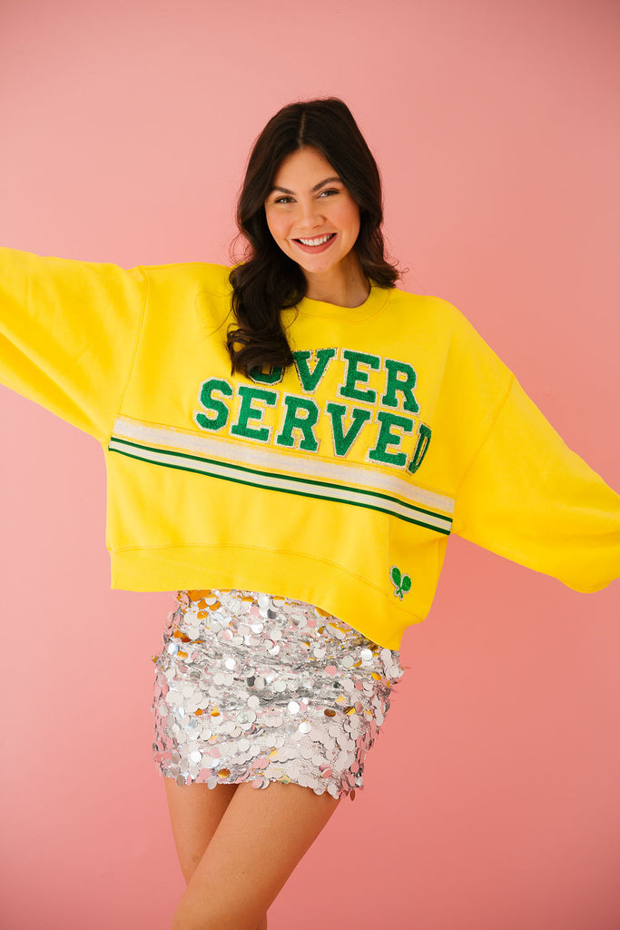 OVER SERVED YELLOW PULLOVER pullover Judith March