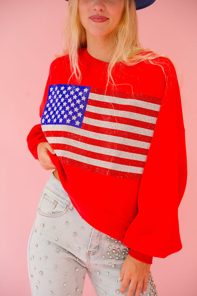 STAR SPANGLED RED PULLOVER pullover Judith March   