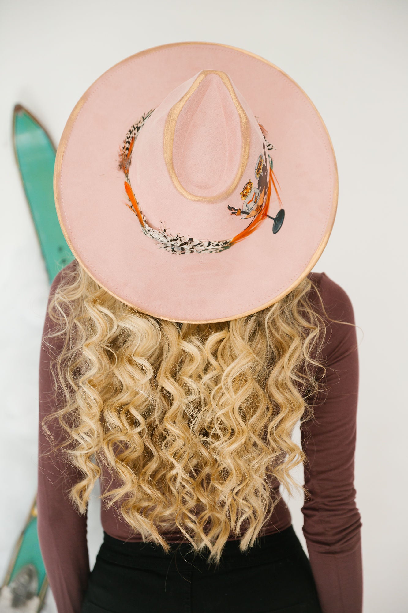 APRÈS SKI TIGER PINK RANCHER HAT RANCHER HAT Judith March