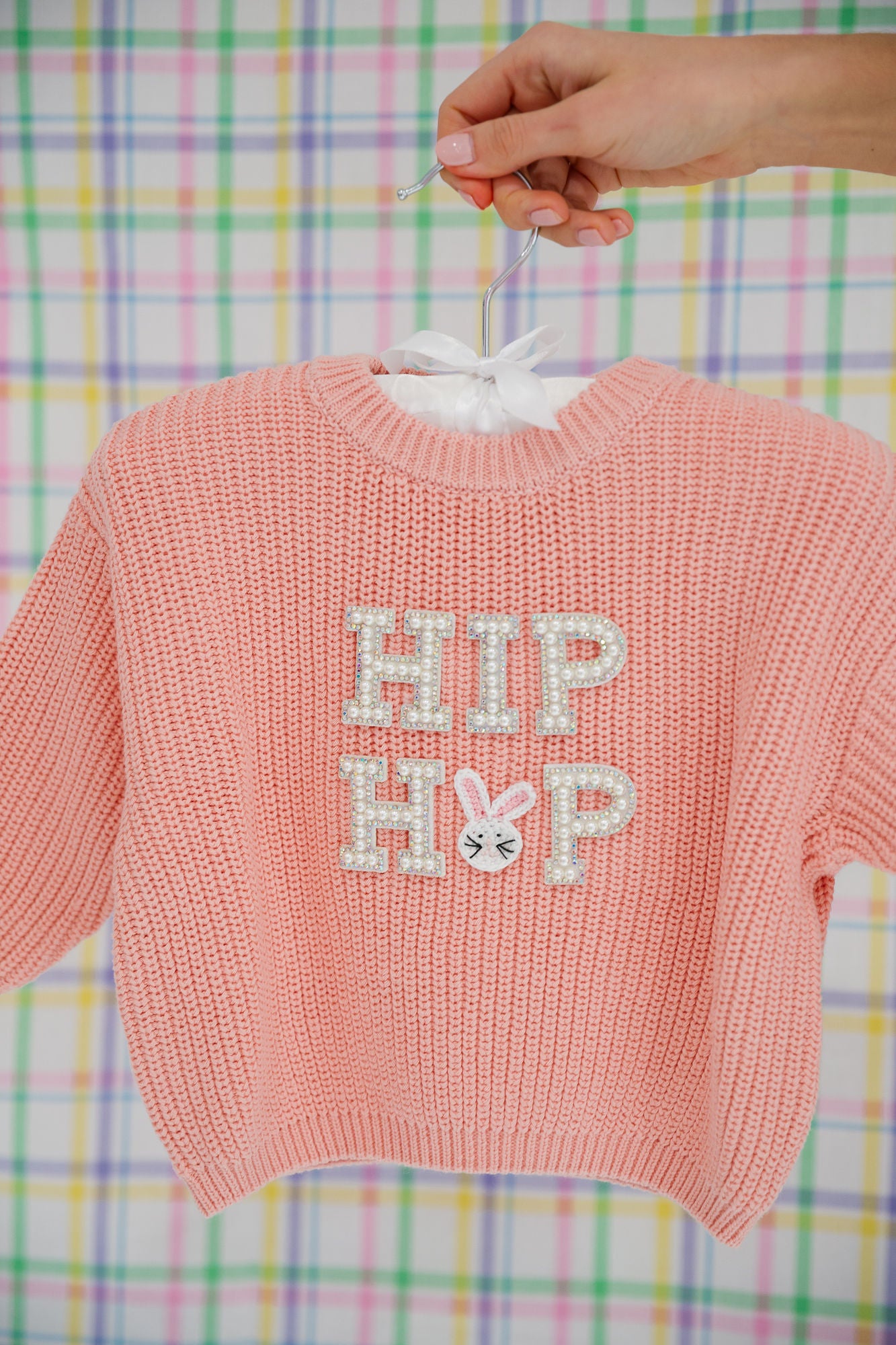 *MINI KIDS BEADED HIP HOP WAFFLE SWEATER - MULTIPLE SIZES PULLOVER Judith March