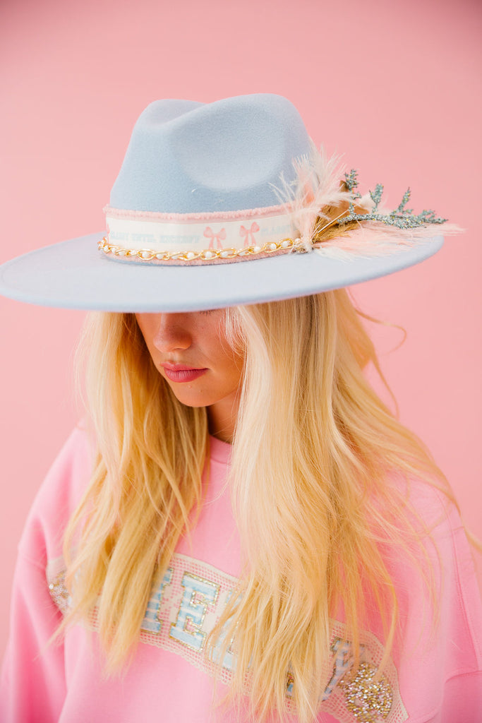 CLASSY UNTIL KICKOFF BLUE RANCHER HAT RANCHER HAT Judith March   