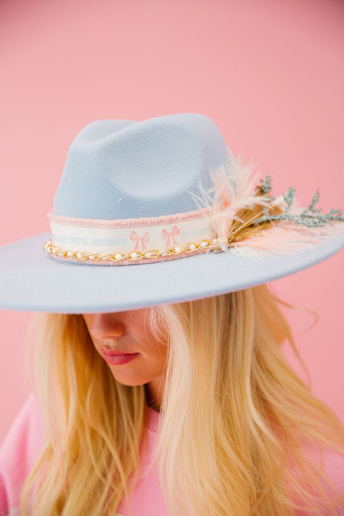 CLASSY UNTIL KICKOFF BLUE RANCHER HAT RANCHER HAT Judith March   