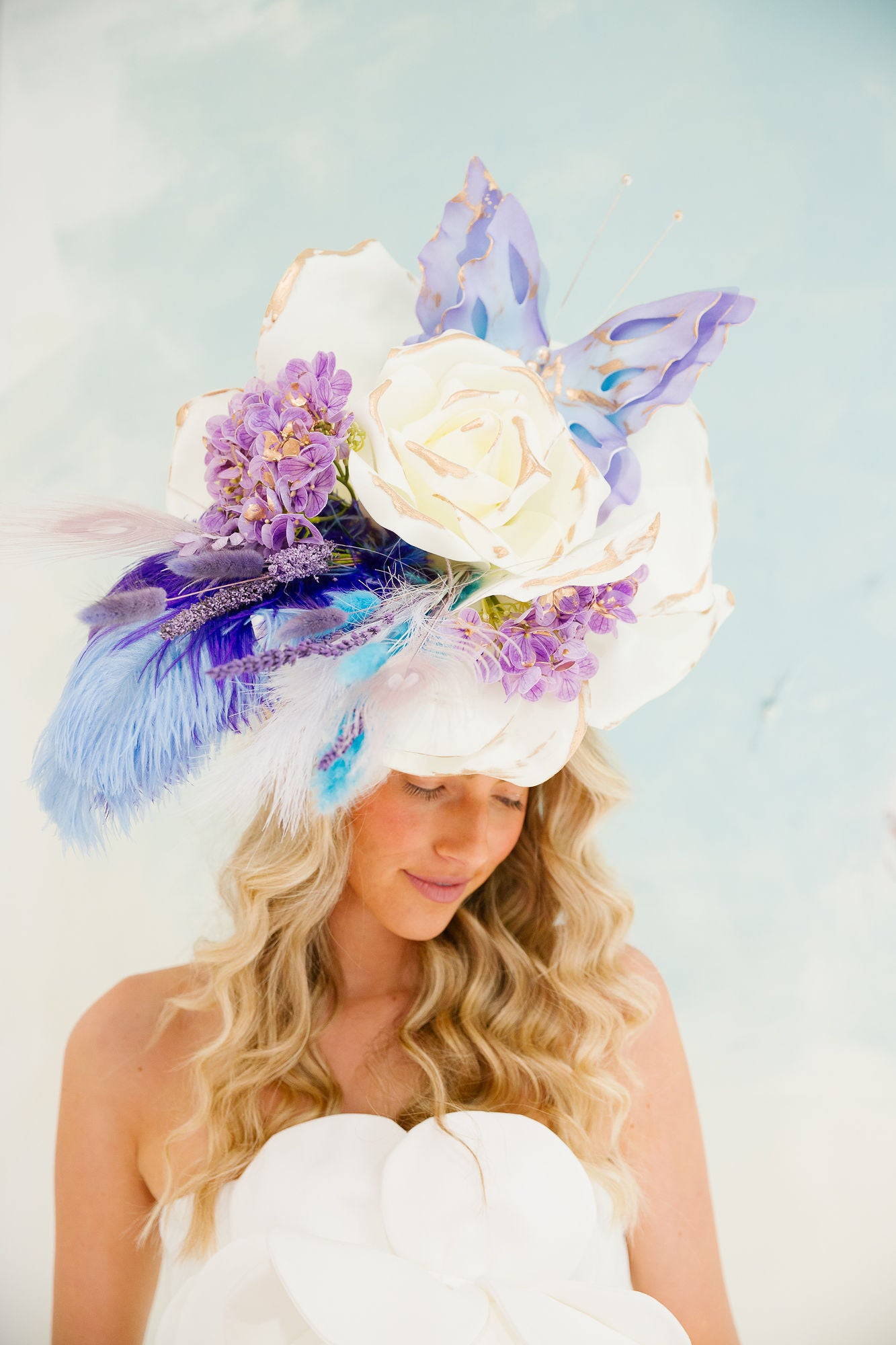 WHISPERING WINGS FASCINATOR (ONE OF A KIND) FASCINATOR Judith March