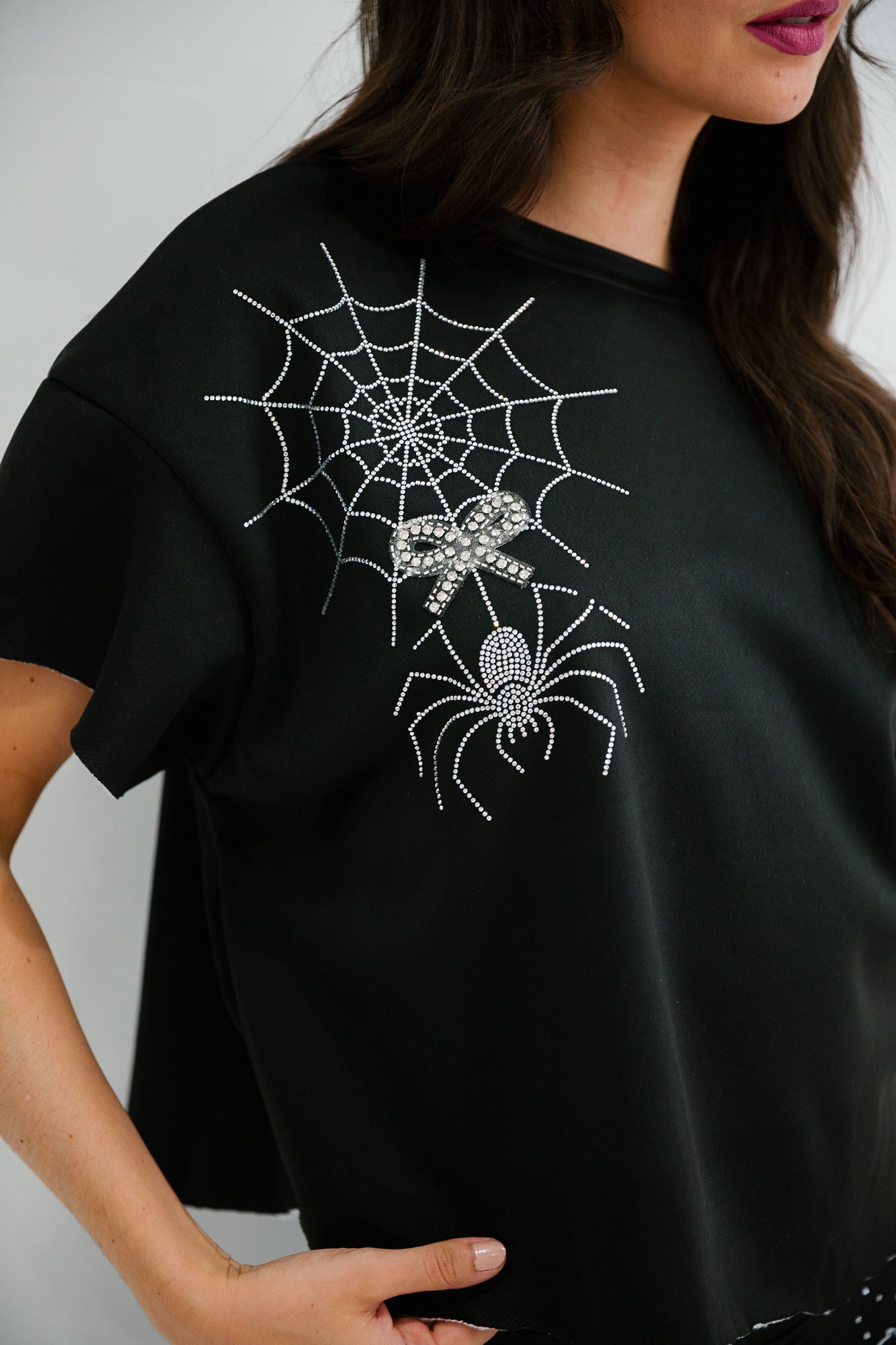 WICKED WEB SLEEVELESS PULLOVER PULLOVER Judith March