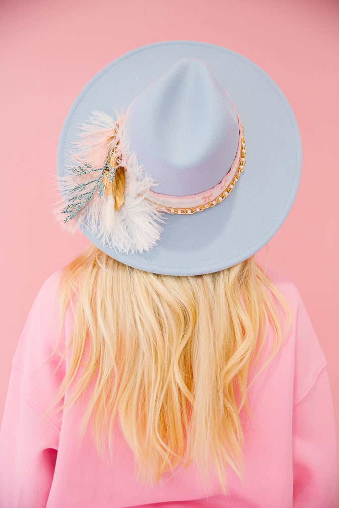 CLASSY UNTIL KICKOFF BLUE RANCHER HAT RANCHER HAT Judith March   