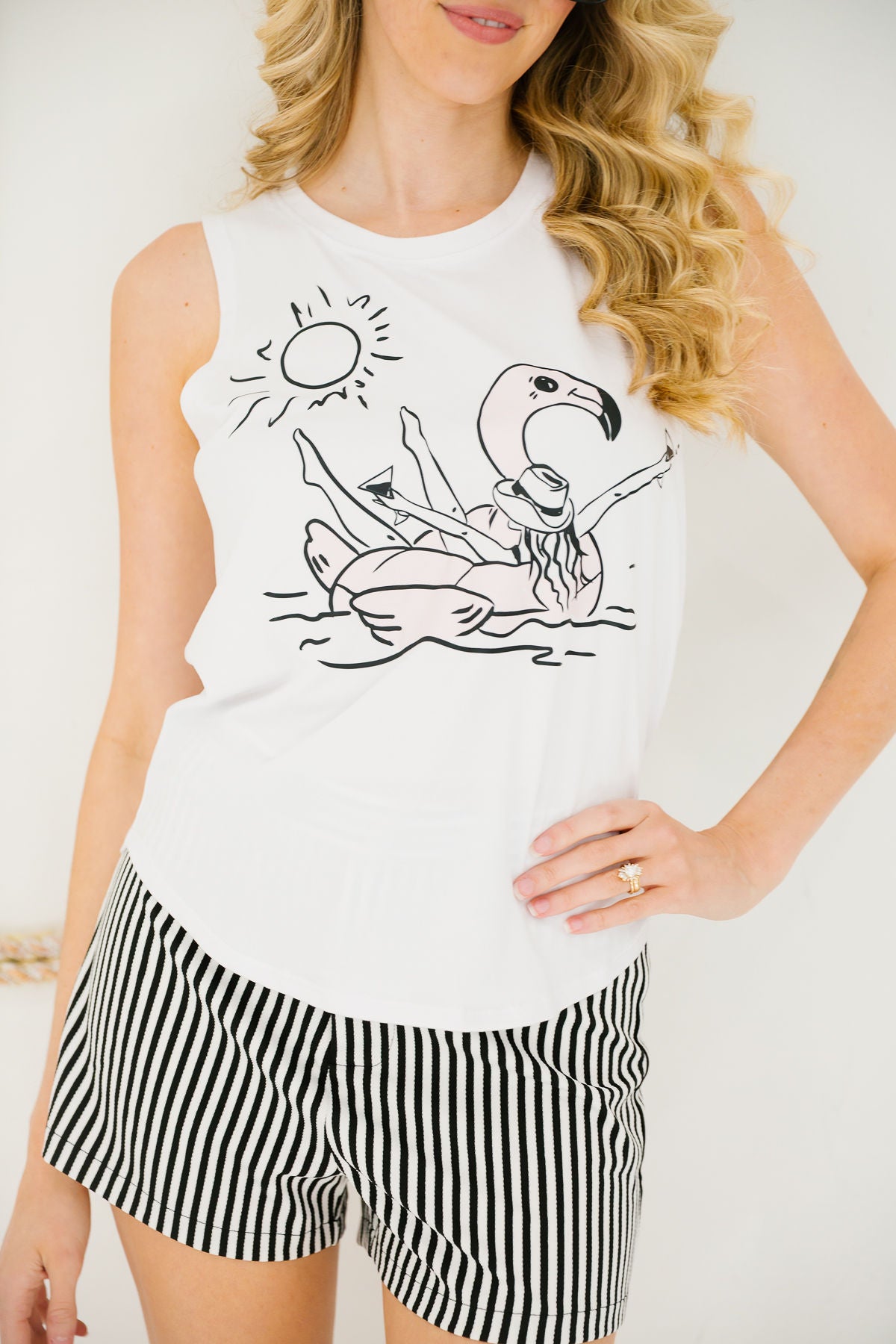 DRIFT AWAY WHITE TANK TANK Judith March