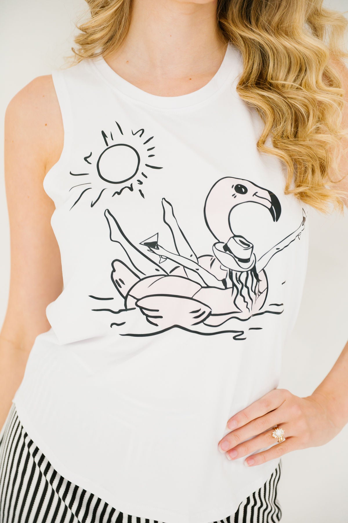DRIFT AWAY WHITE TANK TANK Judith March