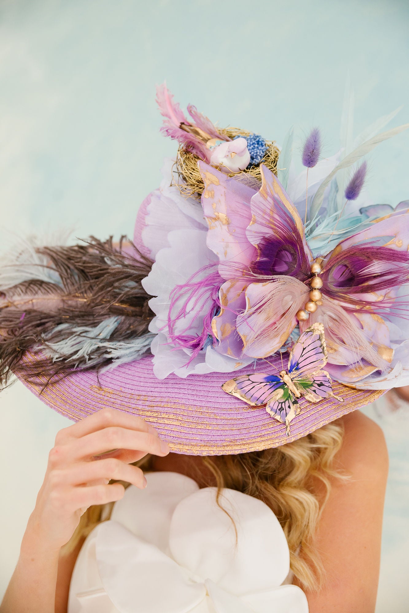 VIOLET MUSE RANCHER HAT (ONE OF A KIND) RANCHER HAT Judith March