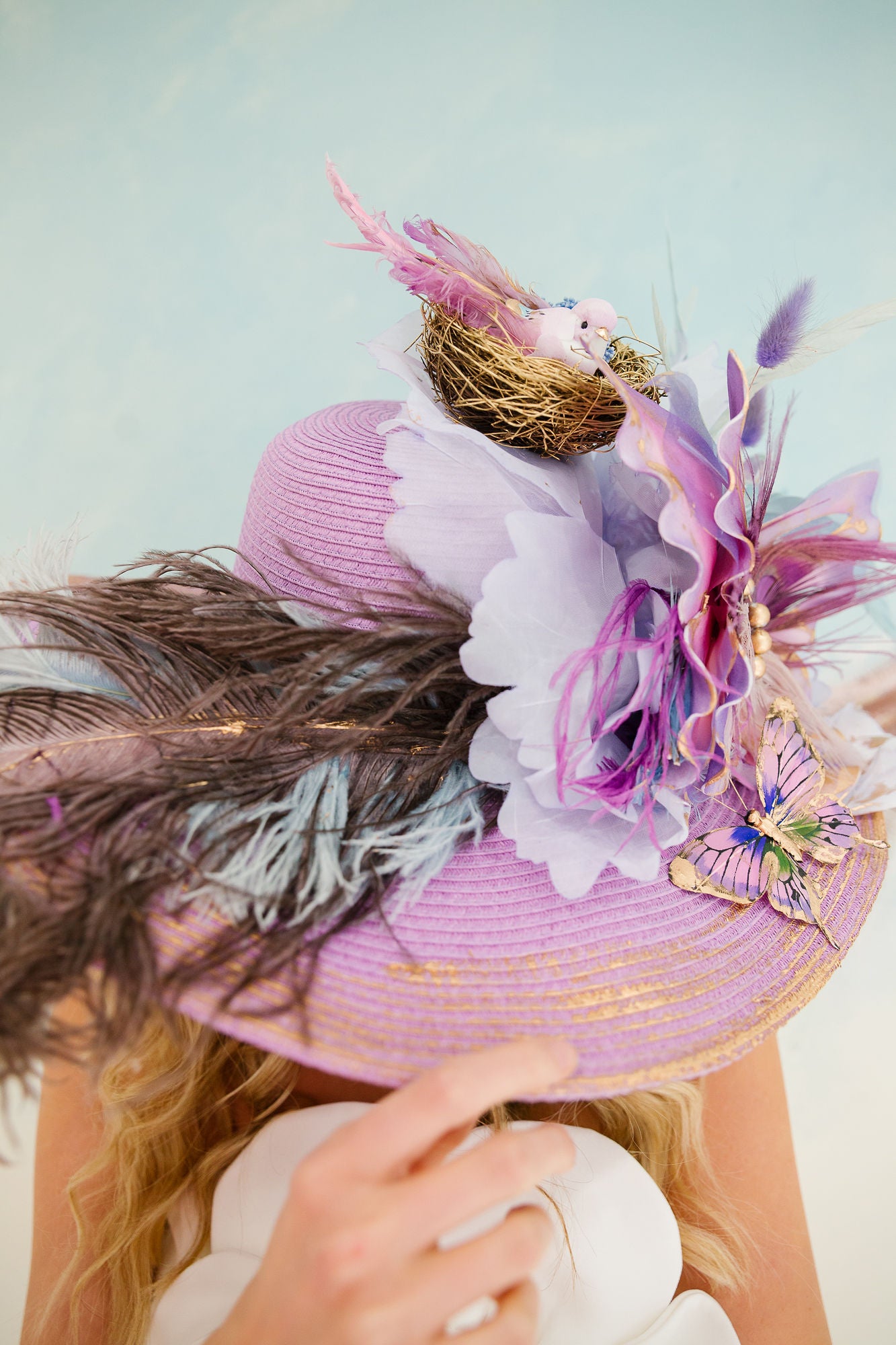 VIOLET MUSE RANCHER HAT (ONE OF A KIND) RANCHER HAT Judith March