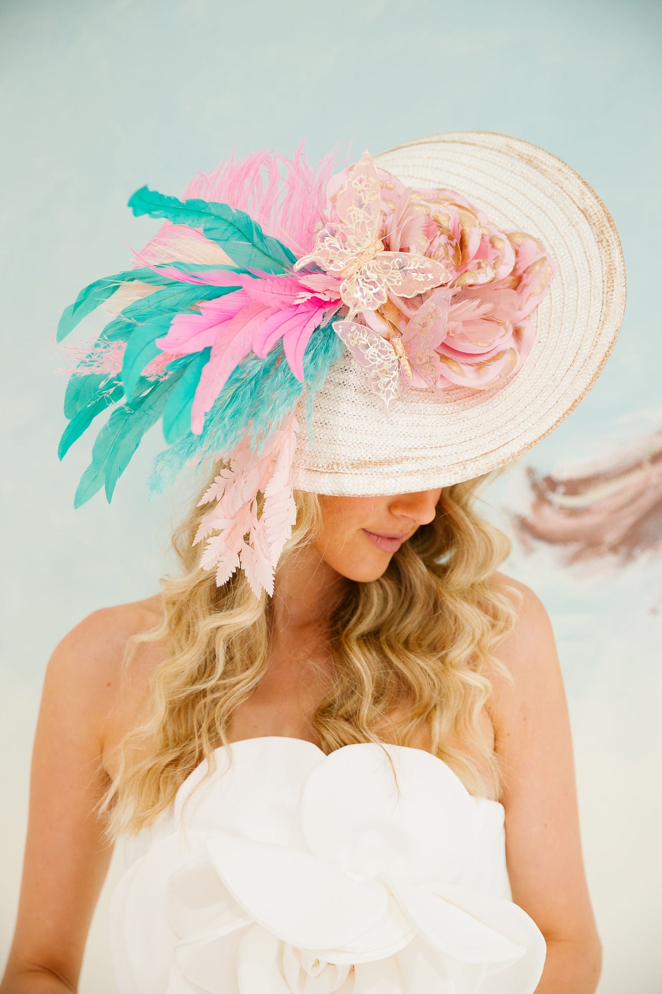 FLUTTER CROWN FASCINATOR (ONE OF A KIND) FASCINATOR Judith March