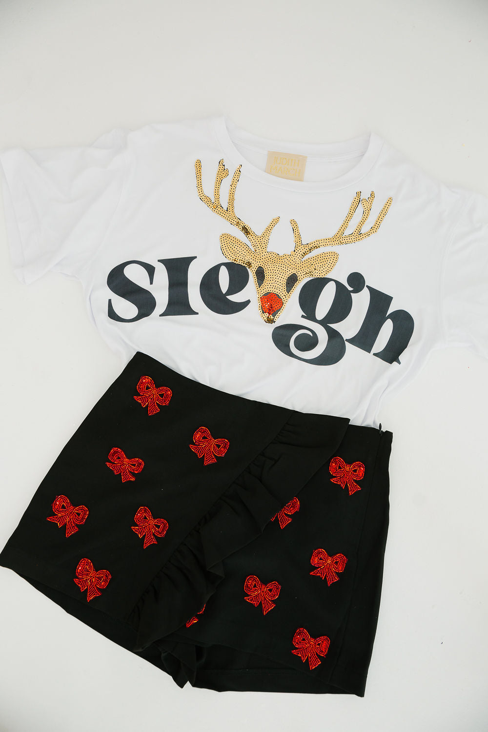 REINDEER SLEIGH TEE TEE Judith March