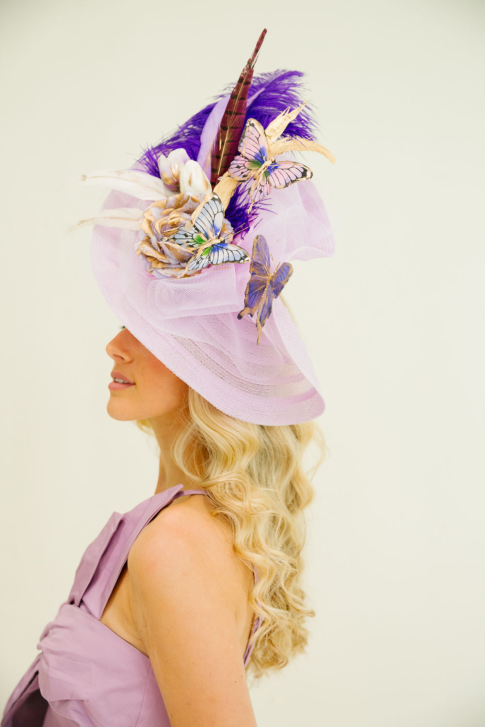 BUTTERFLY GARDEN FASCINATOR FASCINATOR Judith March