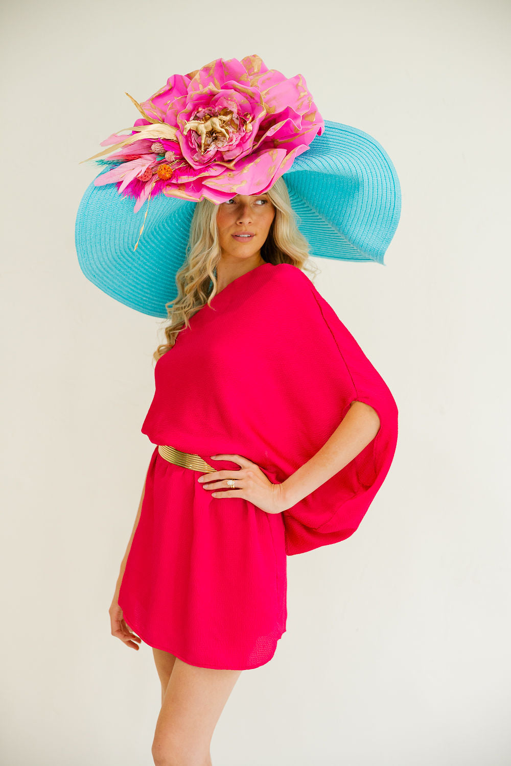 SPRING STAKES SUN HAT (ONE OF A KIND) HAT Judith March