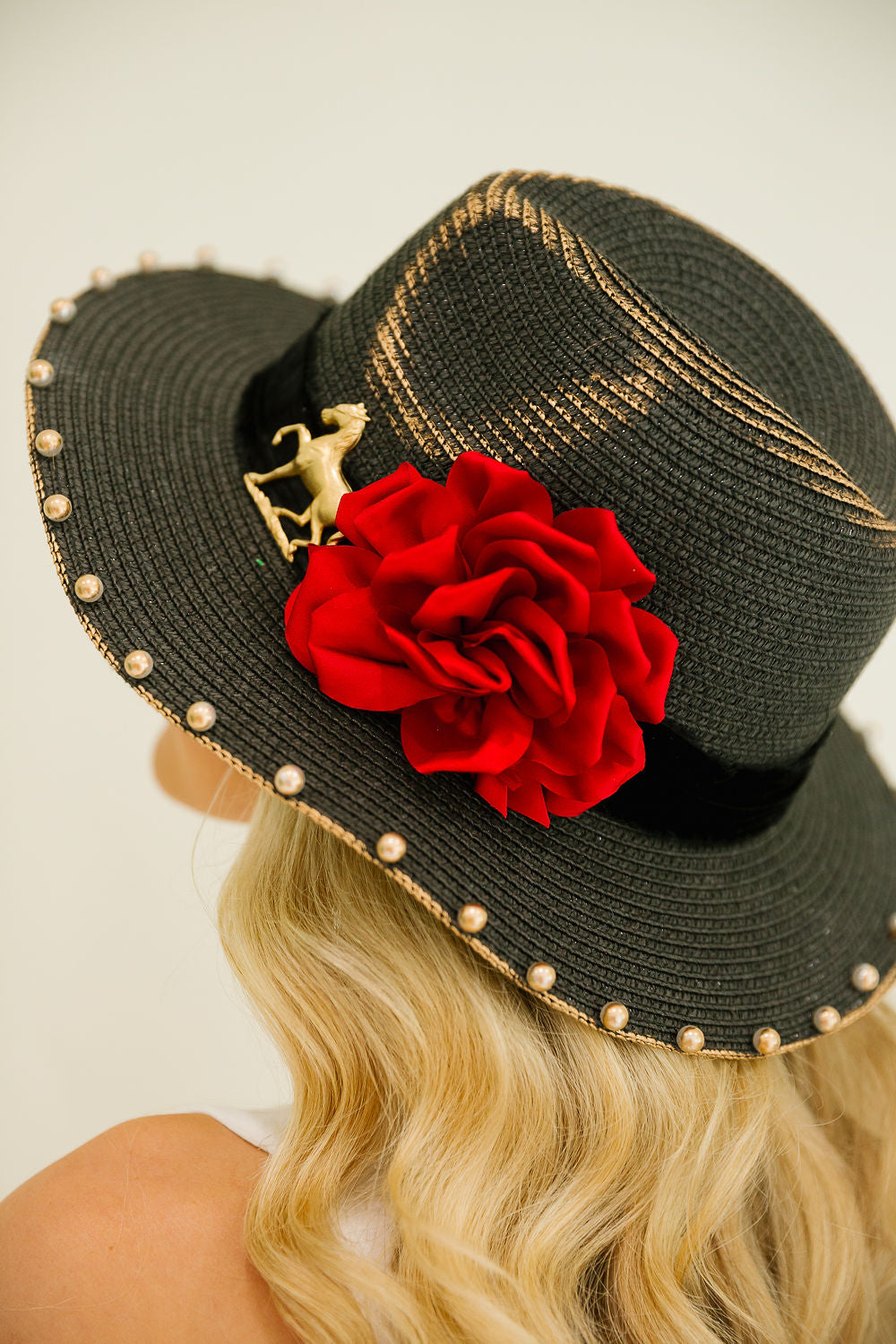 MIDNIGHT ROSE SUN HAT HAT Judith March